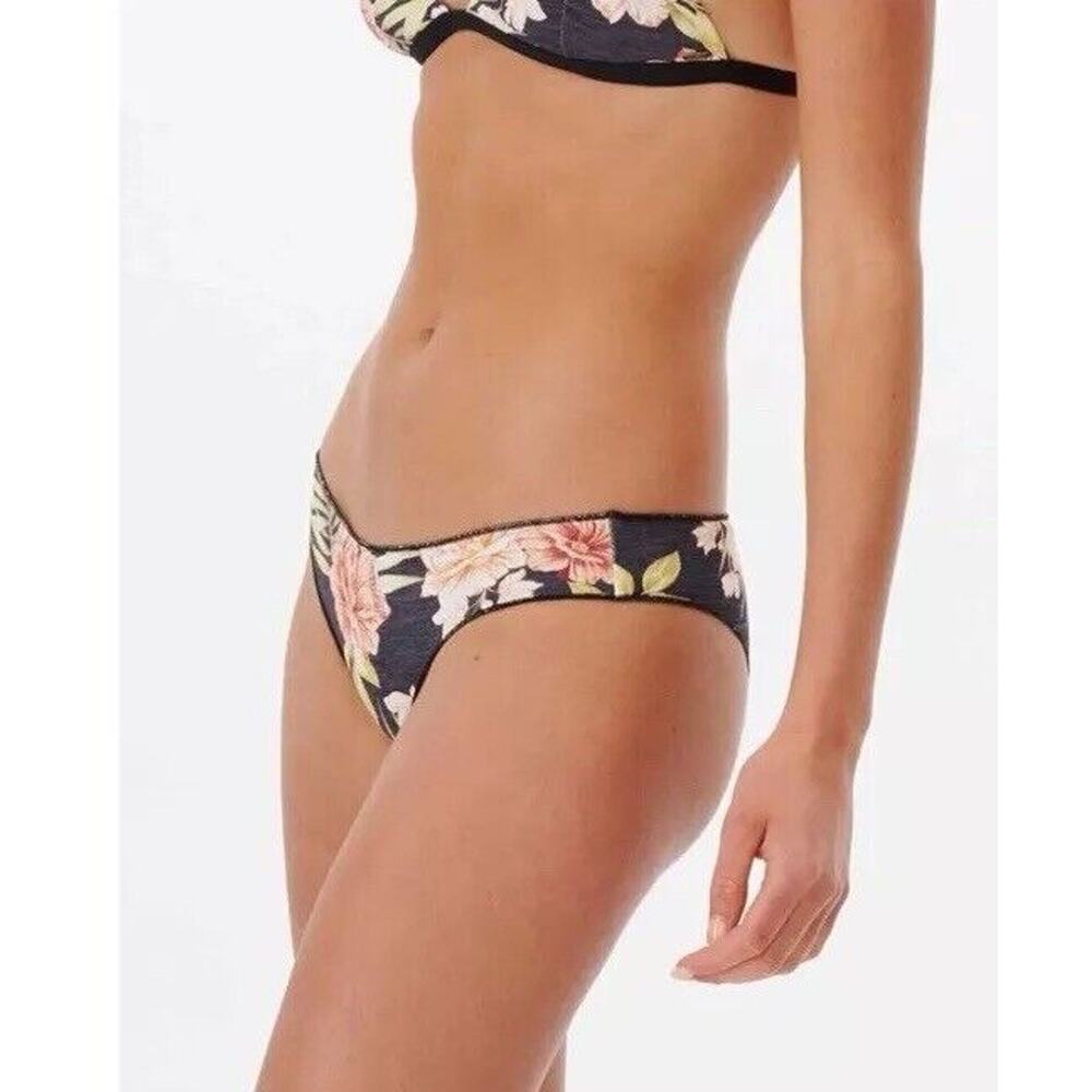 Rip Curl NWT Womens Sol Seeker Black Swim Bikini Tropical Floral Size X-Large - Picture 11 of 16